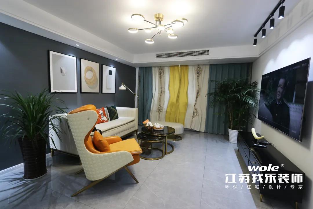 我樂(lè)裝飾·實(shí)景案例：122㎡現(xiàn)代輕奢三居室，低調(diào)而又張揚(yáng)！