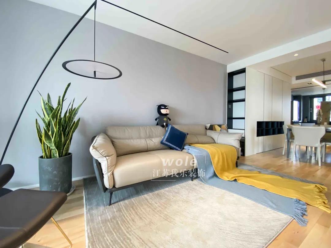 我樂裝飾·實景案例：125㎡極簡風格三居室，返璞歸真才是設計的最高境界！