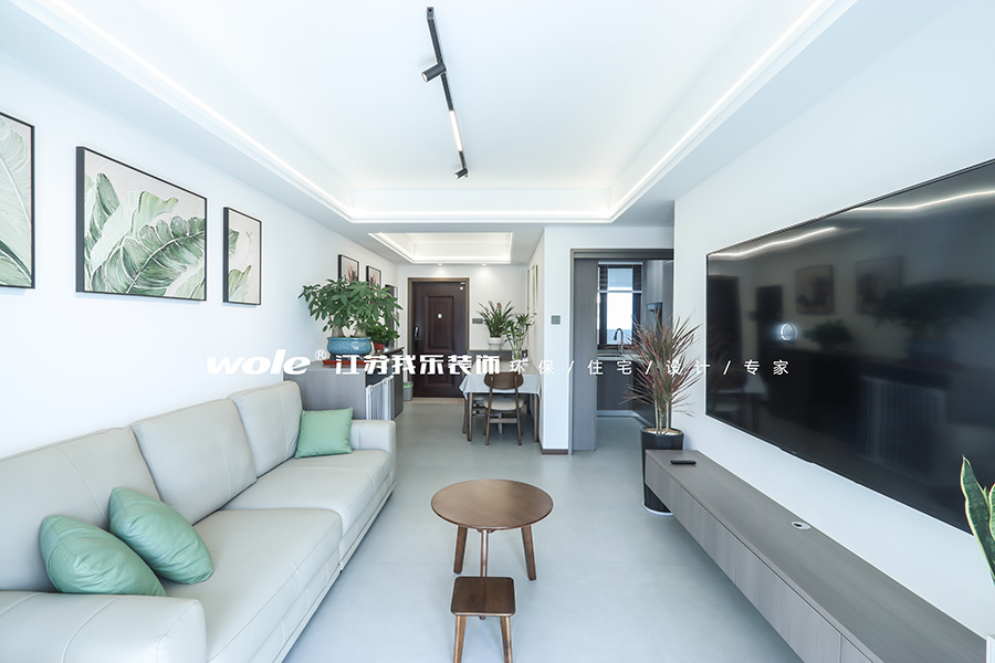 實景案例 | 觀泓雅苑89平簡約風(fēng)剛需小三居，清爽干凈實用。